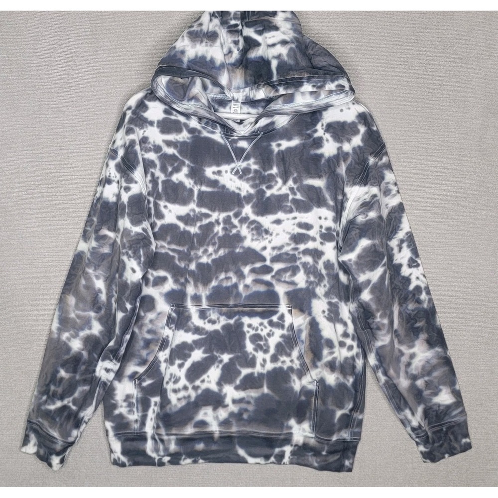 Lululemon Hoodie All Yours Tie Dye Graphite Sweatshirt Womens 10 Pima Cotton